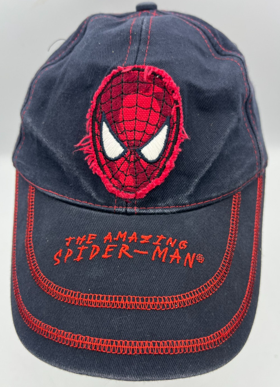 Marvel Spider-Man Kids Baseball Cap Navy Red Embroidered Adjustable Hat